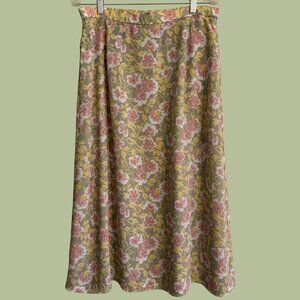 Vintage Floral Petite Skirt | Pendleton | Size 16